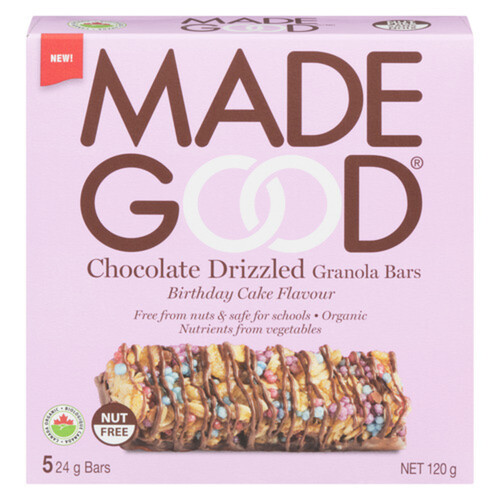 MadeGood Organic Granola Bar Birthday Cake 120 g