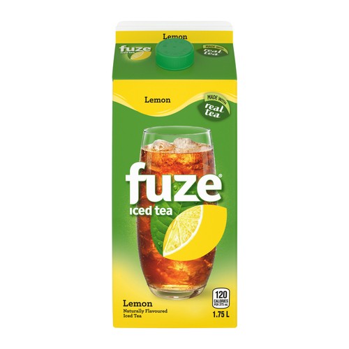 Fuze Naturally Flavoured Iced Tea Lemon 1.75 L
