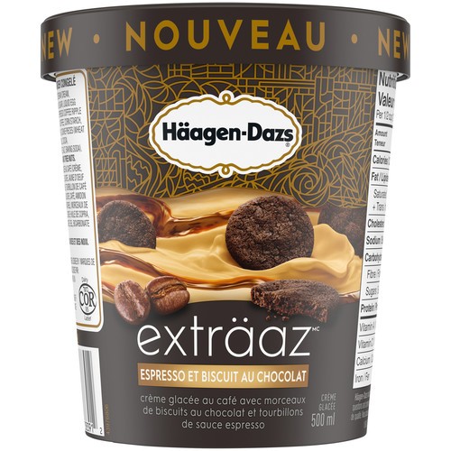 Häagen-Dazs Exträaz Ice Cream Espresso Chocolate Cookie 500 ml