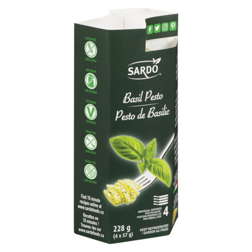 Sardo Basil Pesto 228 g - Voilà Online Groceries & Offers