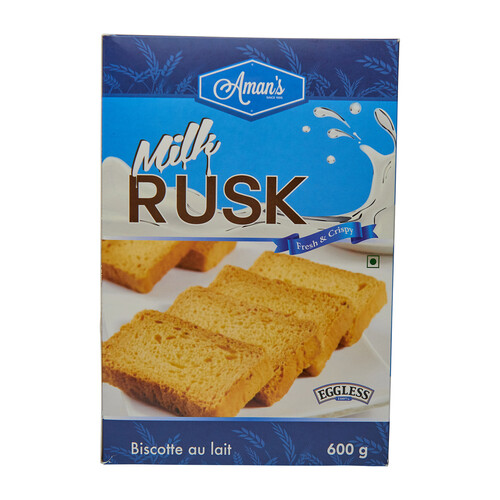 Aman's Biscuit Milk Rusk 600 g