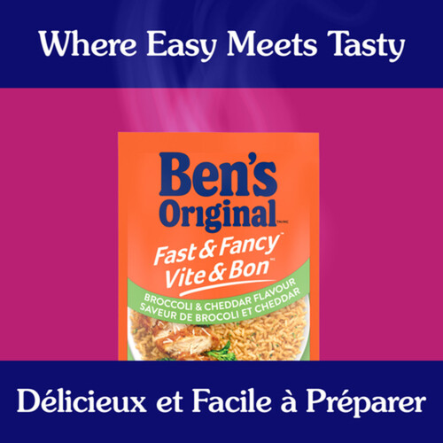 Ben's Original Fast & Fancy Rice Broccoli & Cheddar Flavour 132 g