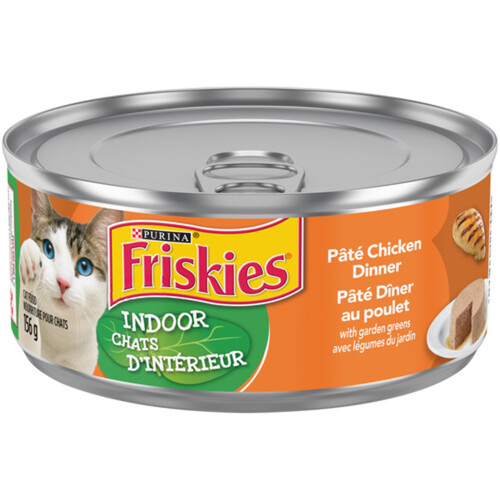 Friskies Wet Cat Food  Indoor Paté Chicken Dinner 156 g