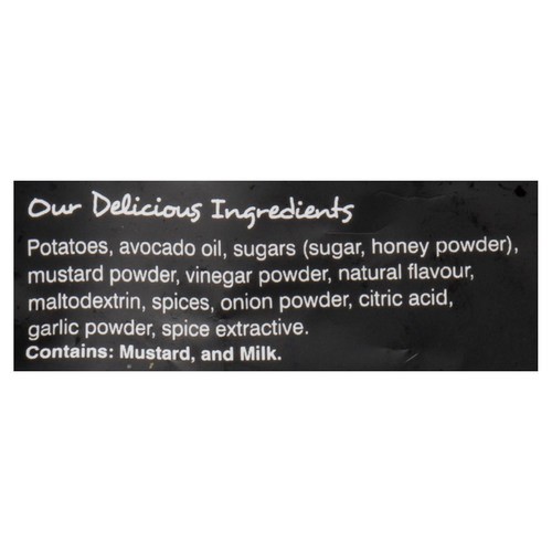 Hardbite Gluten-Free Potato Chips Avocado Oil Honey Dijon 128 g