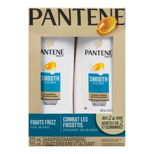 Pantene Smooth Shampoo & Conditioner Pack 