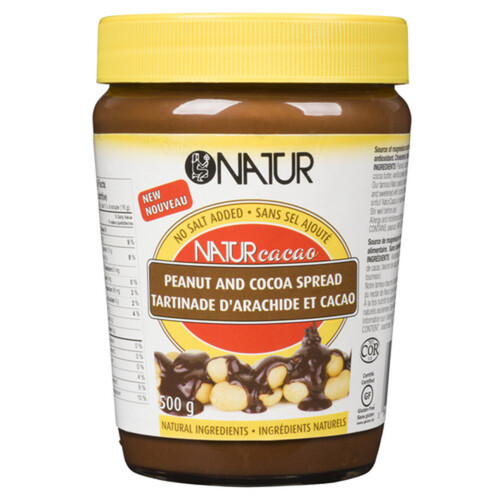 Natur Gluten-Free Spread Peanut & Cocoa 500 g