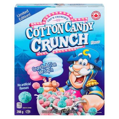 Cap'n Crunch Cereal Cotton Candy 288 g