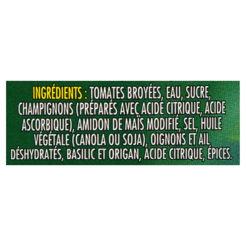 Primo Garden Tomato & Mushroom Sauce 680 ml