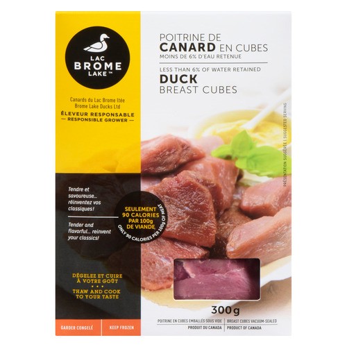 Brome Lake Ducks Frozen Duck Breast Cubes 300 g