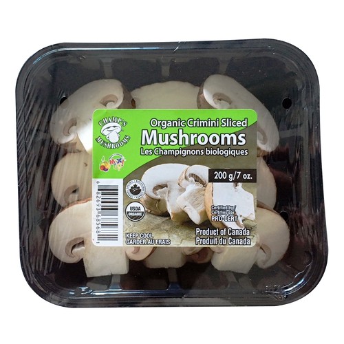 Organic Mushrooms Cremini Sliced 200 g