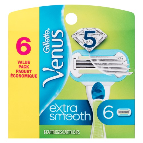Gillette Venus Extra Smooth Razor Blade Refill 6 Cartridges
