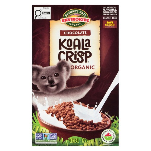 Nature's Path Organic Gluten-Free Cereal Koala Krispies Chocolate 325 g