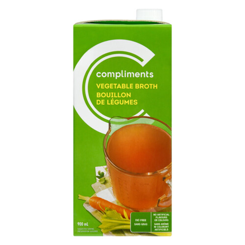 Compliments Broth Vegetable 900 ml
