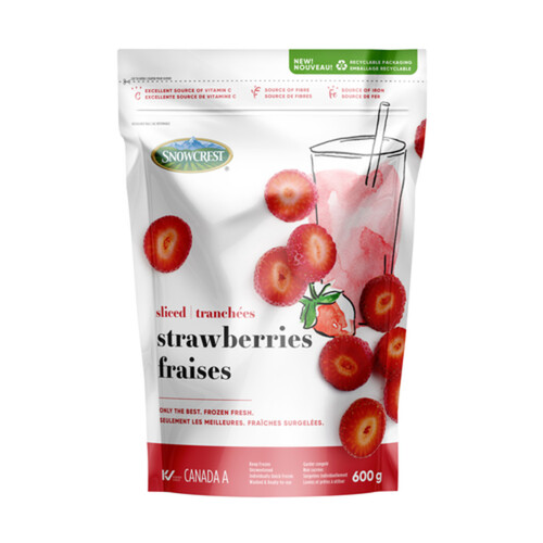 Snowcrest Frozen Sliced Strawberries 600 g