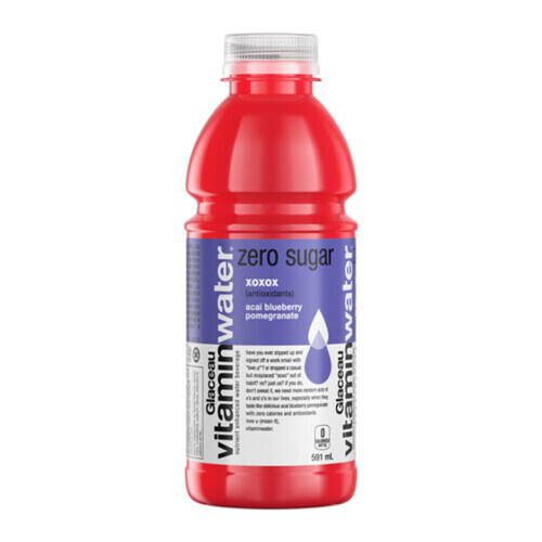 Glacéau Zero™ Xoxox Acai Blueberry Pomegranate Vitaminwater 591 ml (bottle)