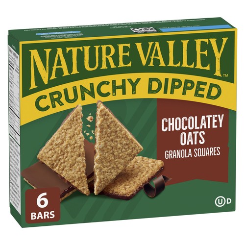 Nature Valley Granola Bars Crunchy Dipped Chocolatey Oats Squares 132 g