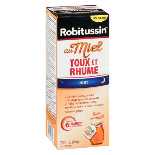 Robitussin Nighttime Cough & Cold Honey 230 ml