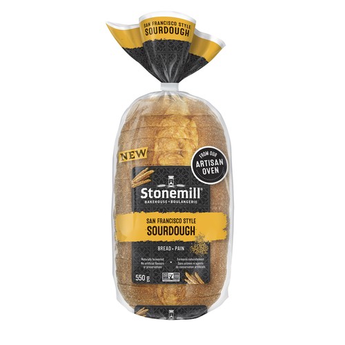 Stonemill Sourdough Bread San Francisco Style Sliced 550 g