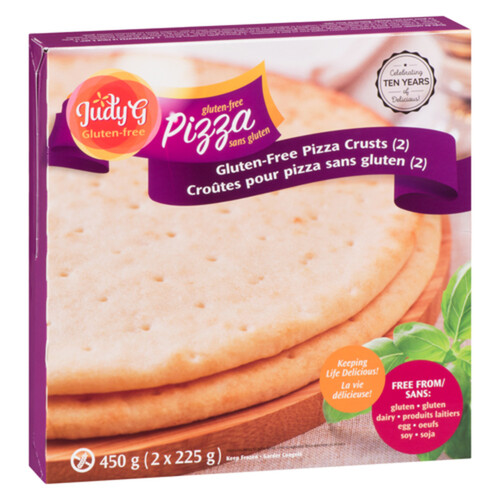 Judy G Gluten-Free Frozen Pizza Crusts 2 x 225 g