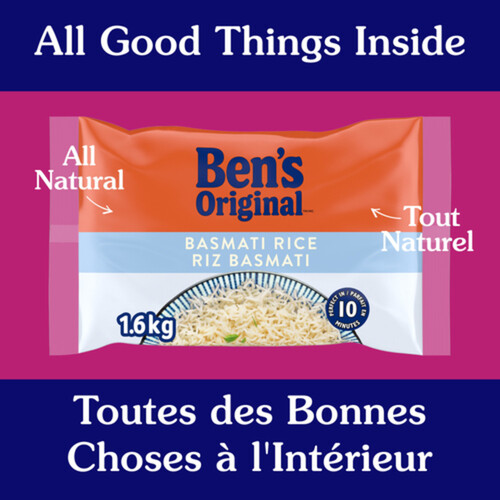 Ben's Original Basmati Rice 1.6 kg