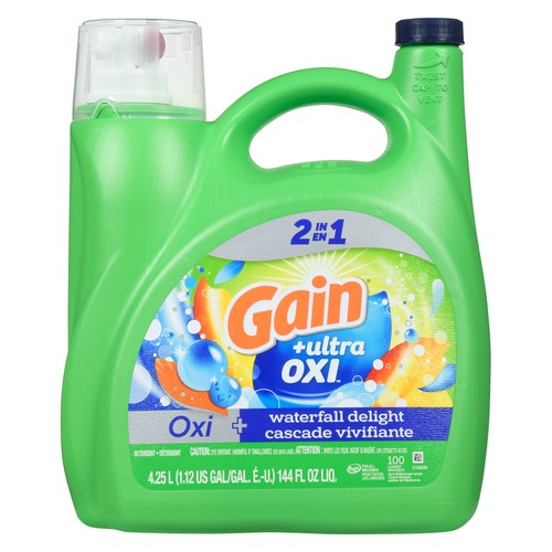 Gain Liquid Laundry Detergent Ultra Oxi Waterfall Delight 4.25 L