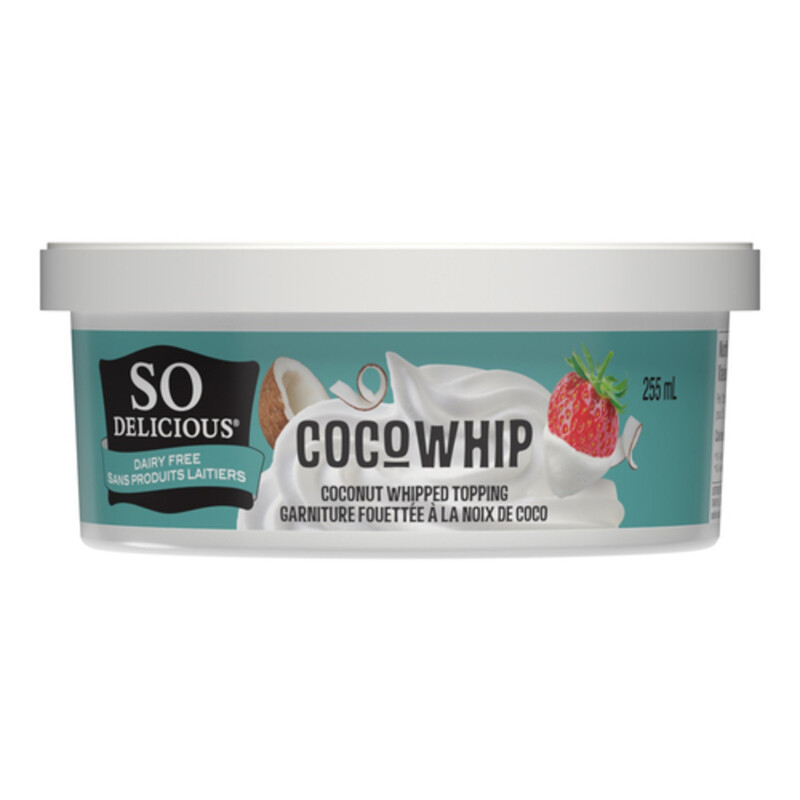 So Delicious DairyFree Frozen Coco Whip Coconut Whipped Topping 255 ml