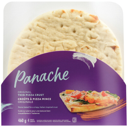 Panache Frozen Thin Pizza Crust Original 460 g