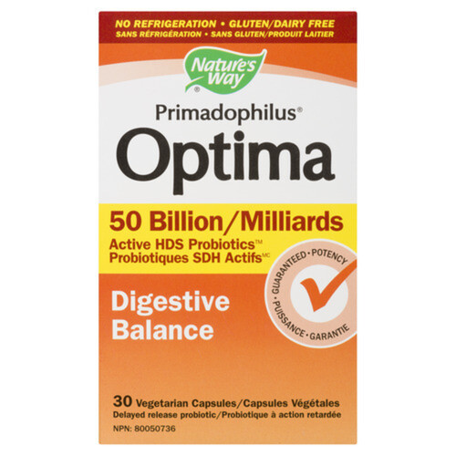 Nature's Way Digestive Optima 50B Vegetarian Capsules 30 Count