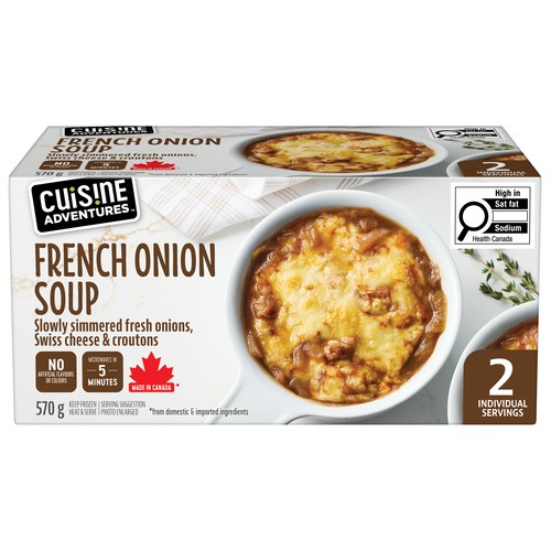 Plats Du Chef Frozen French Onion Soup 2 x 285 g