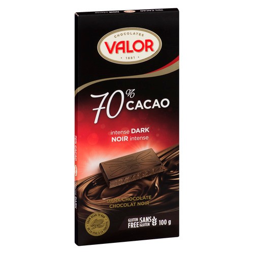 Valor Gluten-Free 70% Cocao Dark Chocolate 100 g