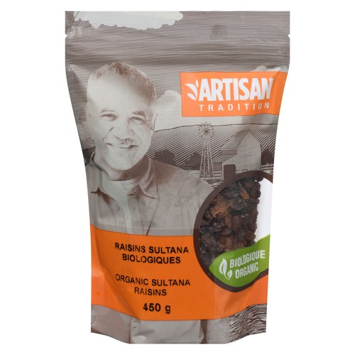 Artisan Organic Sultana Raisins 450 g