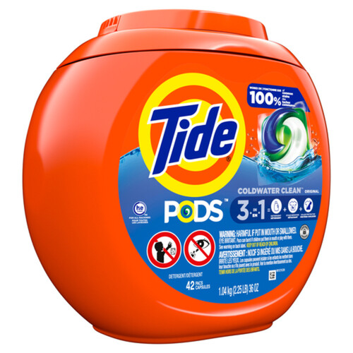 Tide Laundry Detergent Pods Original 42 Pacs 967 g