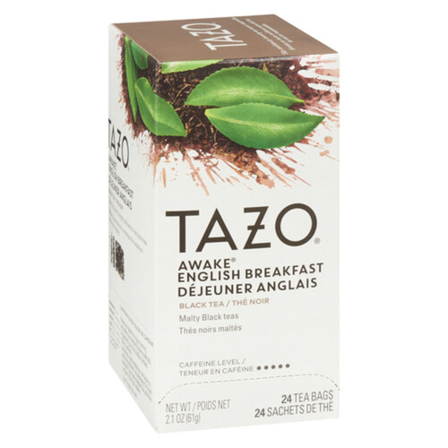 Tazo English Breakfast Tea Awake 24 EA Voilà Online Groceries & Offers