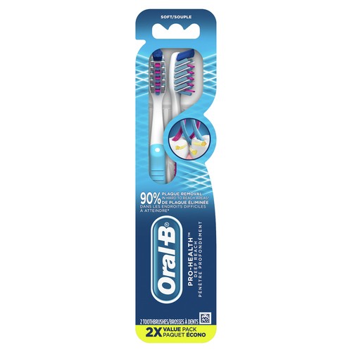 Oral-B Manual Toothbrush Pro Health 40 Soft 2 Pack
