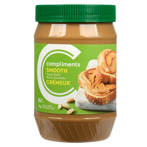 Compliments Smooth Peanut Butter 1 kg
