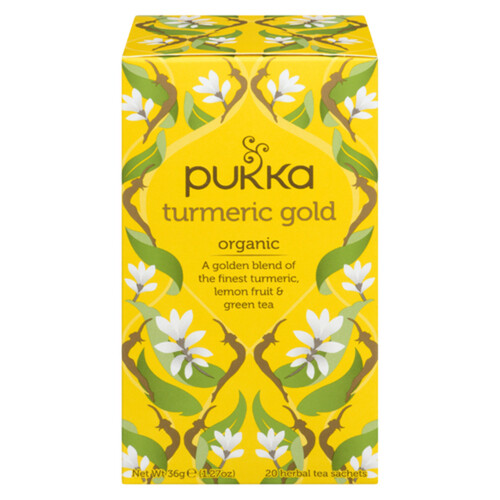 Pukka Organic Tea Turmeric Gold 20 EA