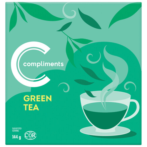 Compliments Green Tea 72 Tea Bags 