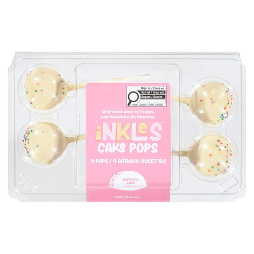 Inkles Cake Pops Birthday Cake 4 x 38 g