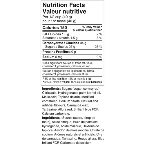 Skittles Pop'd Freeze Dried Candy Sour 155 g