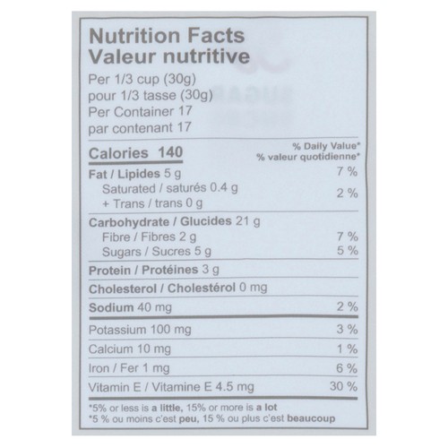 One Degree Organic Foods Classic Granola Sprouted Family Size 510 g
