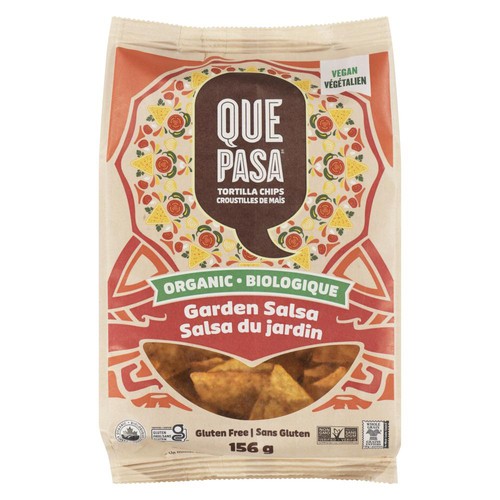 Que Pasa Tortilla Chips Garden Salsa 156 g