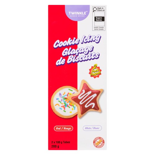 Twinkle Baker Décor Cookie Icing Tubes 2 x 100 g (200 g)