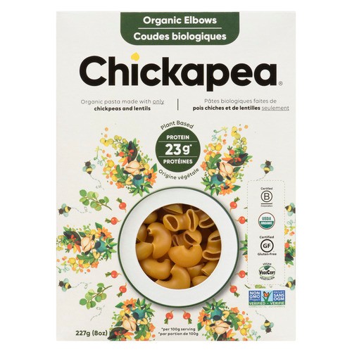 Chickapea Organic Pasta Elbows 227 g