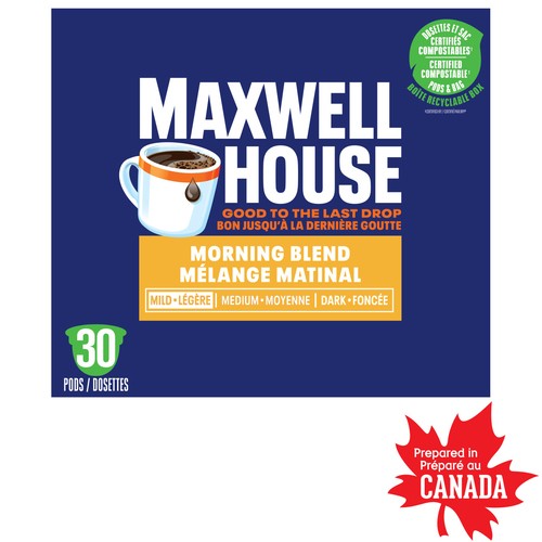 Maxwell House Coffee Pods Morning Blend 30 K-Cups 285 g