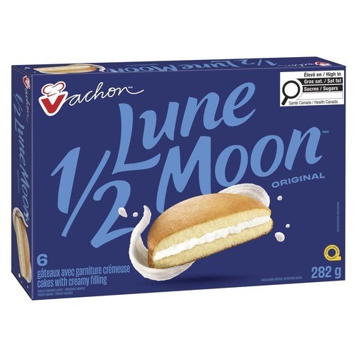 Vachon Half Moon Cakes Vanilla 282 g