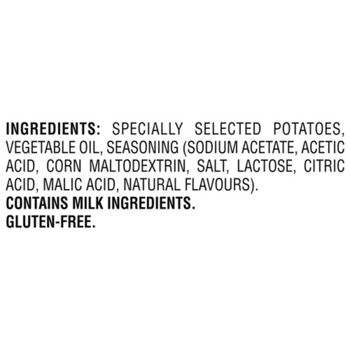 Lay's Salt & Vinegar Flavoured Potato Chips 165 g