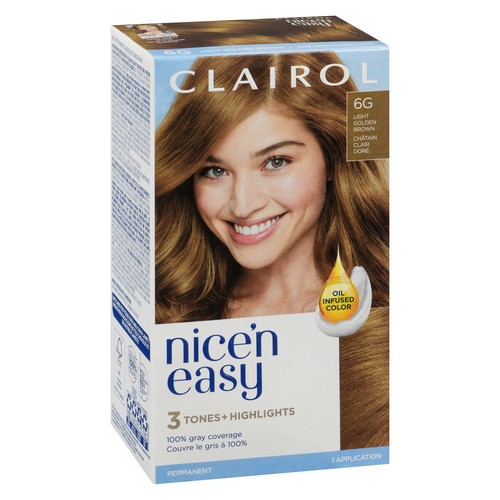 Clairol Nice n Easy  Hair Dye 6 G Light Golden Brown