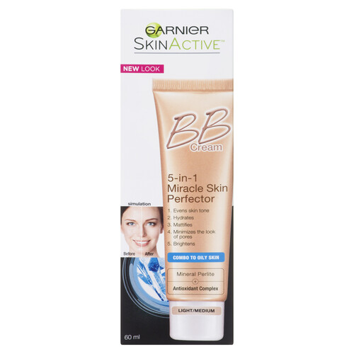 Garnier BB (Beauty Balm) for Oily Skin Light/Medium Cream 60 ml