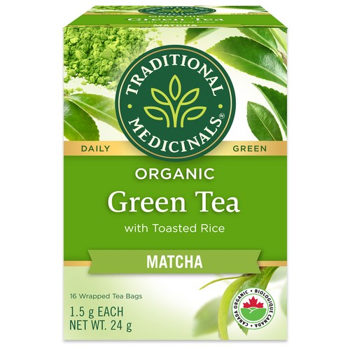 Traditional Medicinals Organic Green Tea Matcha 16 Tea Bags