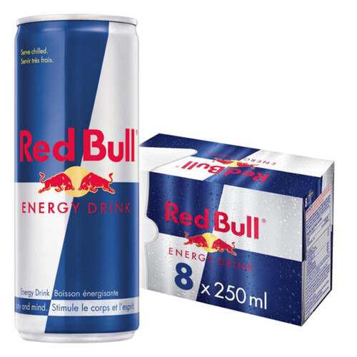 Red Bull Energy Drink 8 x 250 ml (cans)